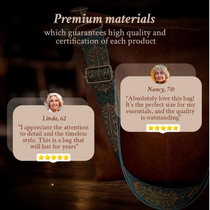 Chelseys Vintage-inspirierter Charme | Schultertasche aus Leder