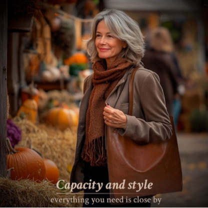 Lorenas moderner Chic | Stilvolle Ledertasche