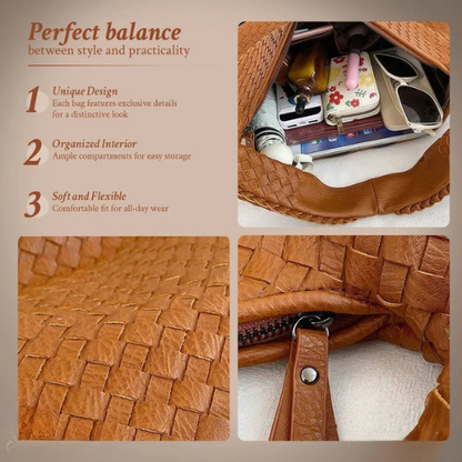 Gewebte Hobo-Tasche – Junies zeitloser Stil