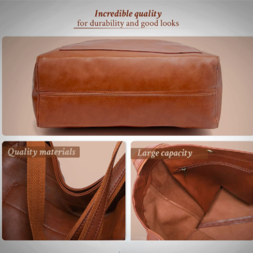 Lorenas moderner Chic | Stilvolle Ledertasche