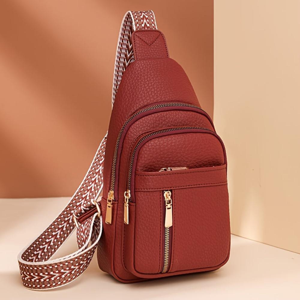 Hazel Vintage Brust-Umhängetasche