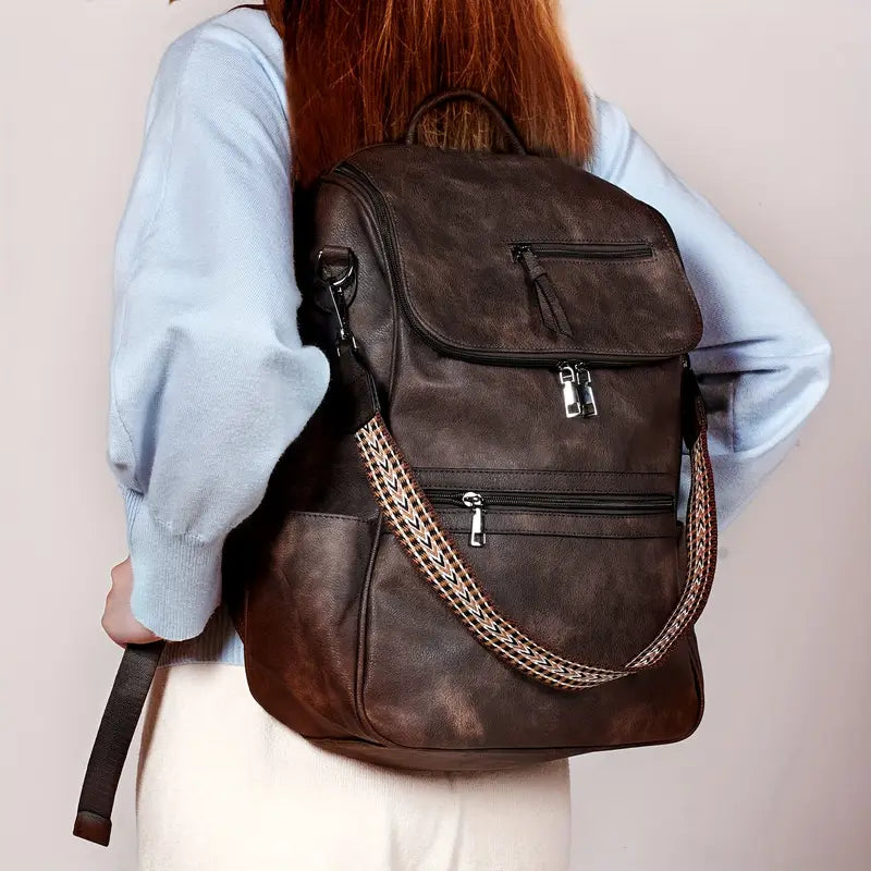 Lederrucksack für Damen