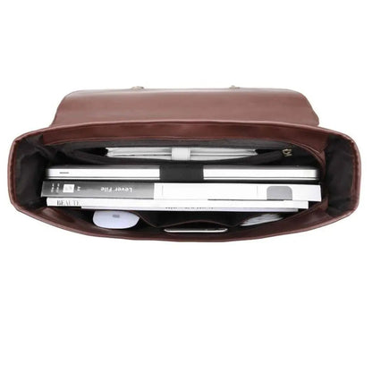 Vintage-Schulranzen mit Schleife