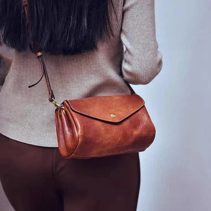 Neue Damen-Umhängetasche aus echtem Leder