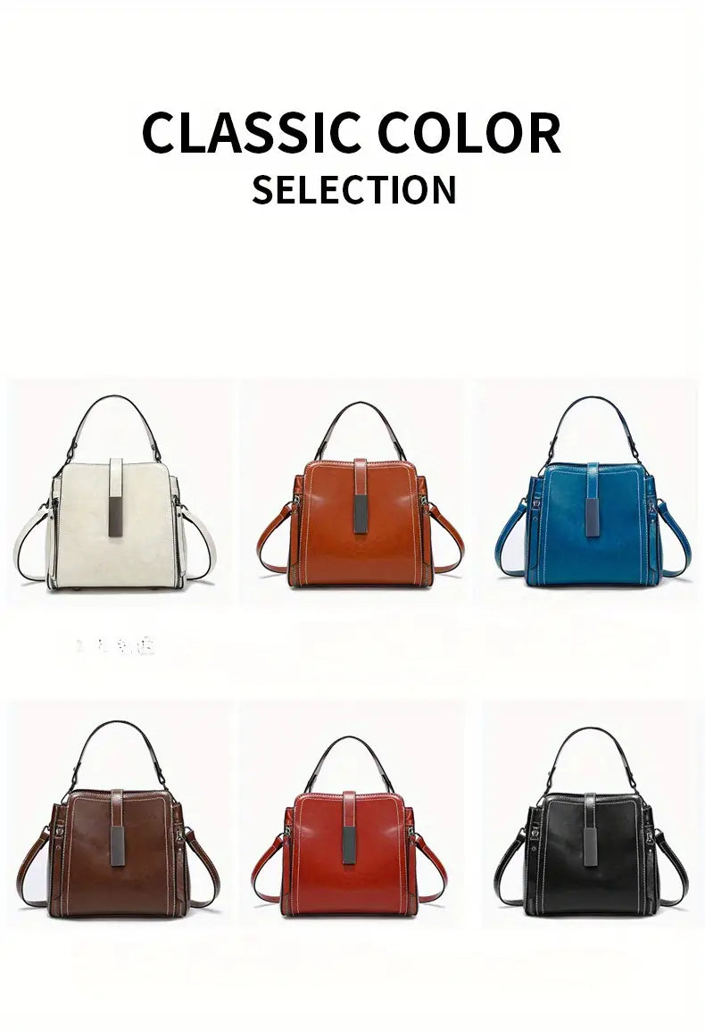 Retro-Umhängetasche mit verstellbarem Riemen