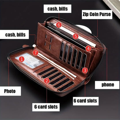 Holden RFID-Clutch mit Reißverschluss